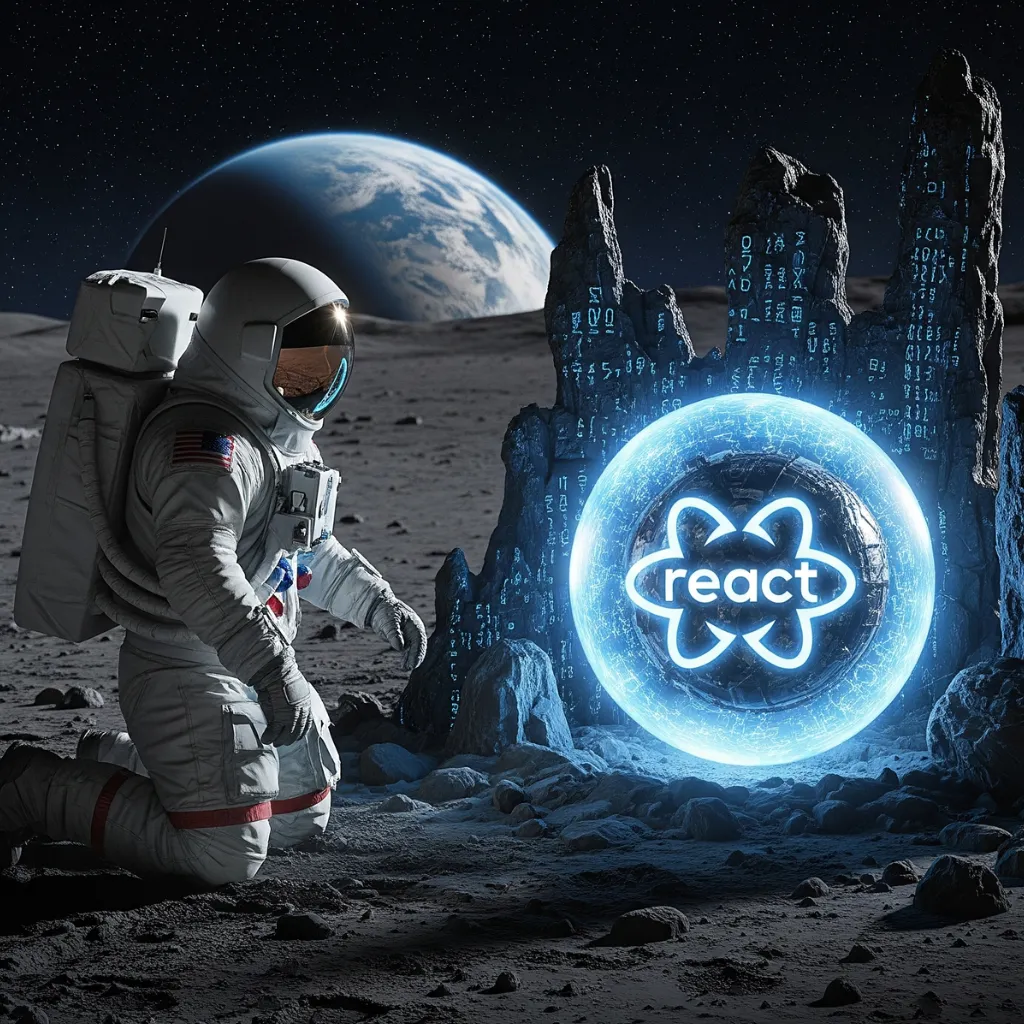 React – “Code Found on the Moon”