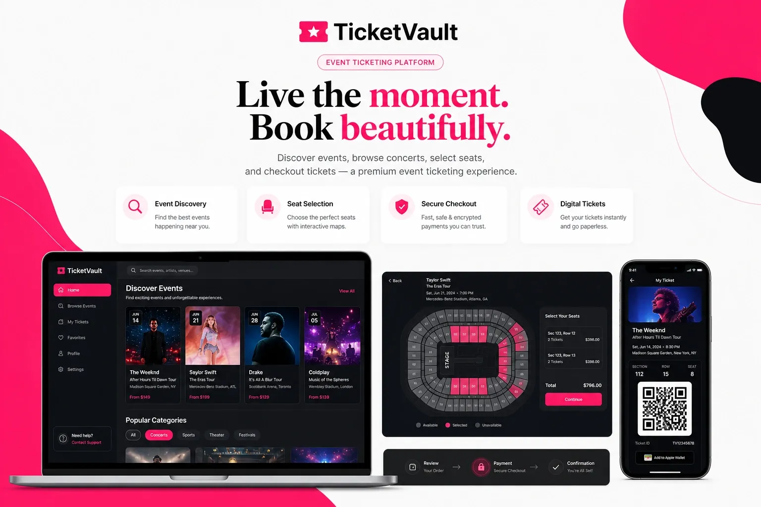 Event Ticketing & Concert Platform