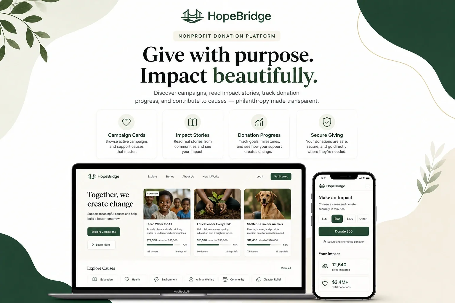 Nonprofit Donation & Impact Platform