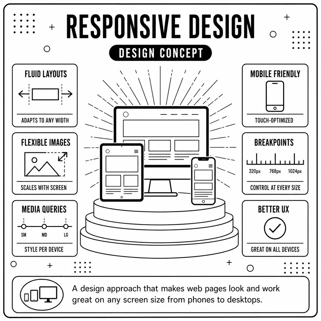 Responsive Design – “One Layout, Every Screen”