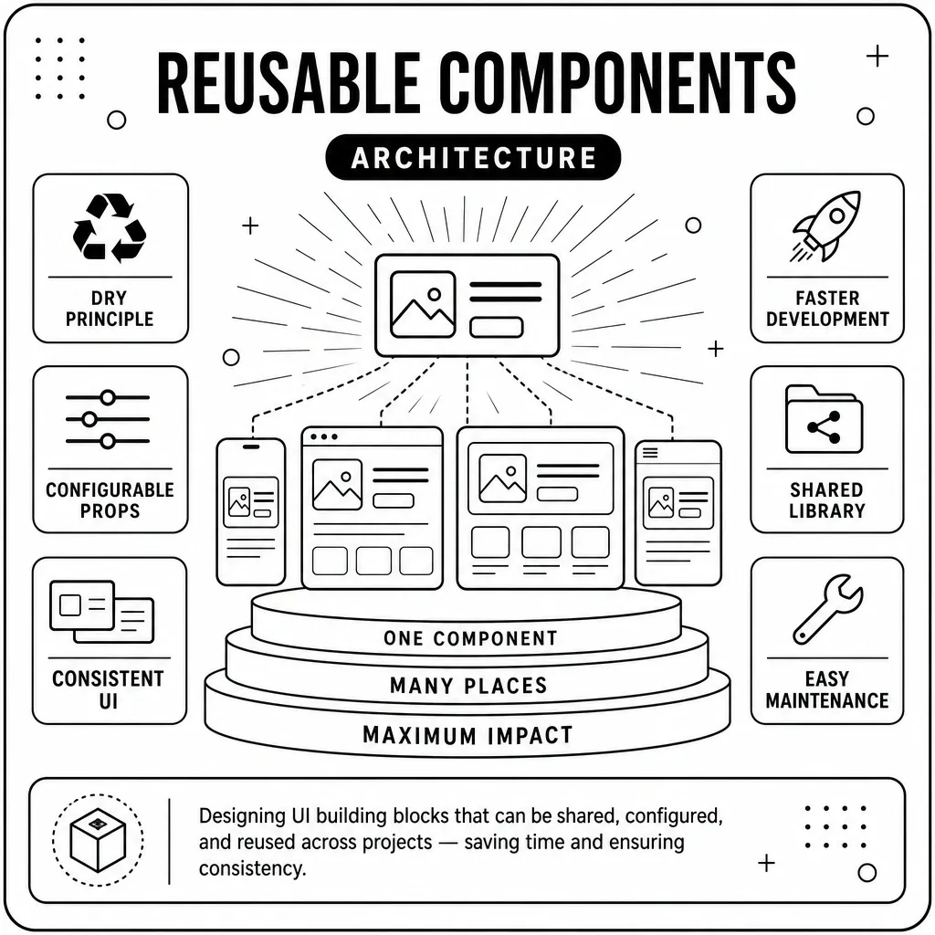 Reusable Components – “Write Once, Use Everywhere”